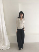 ピンタックバルーンスラックス