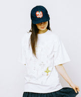 Sketch Cross Tee - White       