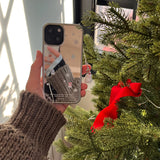 [MADE] Snowman + Keyring Set • Mirror Bumper Case