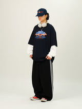 Side Track Wdie Pants