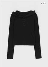 [MADE] Rikin Burton Hooded Long Sleeve Tee