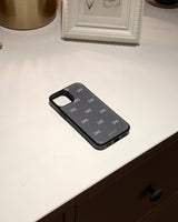 [MADE] mini logo dotted line epoxy bumper case_grey