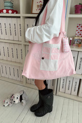 [BITTE DOSAN X SHAKIRI] PINK DOOR REVERSIBLE BAG (PINK)