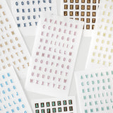 oab alphabet sticker set
