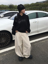 ポールスタードットコットンバルーンパンツ（2c)