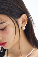 N ロゴボールピアス