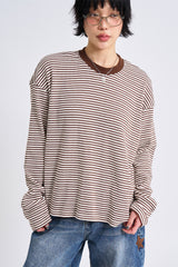 レニーワッフルクロップ長袖Tシャツ