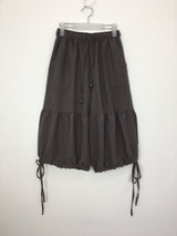 Shirring harem pants 