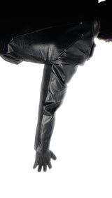 EX LEATHER JACKET BLACK