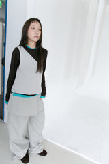 one shoulder sleeveless top(4colors)