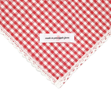 チェックパターンスカーフ