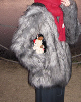 Wild fur jacket