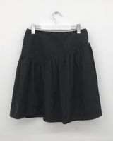 Marine button midi skirt (3color)