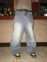 Wide Baggy Denim Pants (2c)