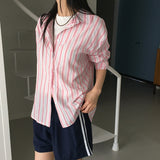 ハワインストライプ長袖シャツ