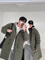 LMN Limited Slit Oversized-Fit Napping Hood Zip-Up (3 colors)