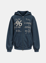 Harper Number Hoodie Zip-up