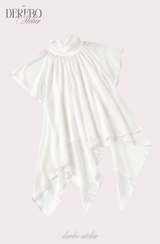 Lumi Chiffon Ivory Blouse