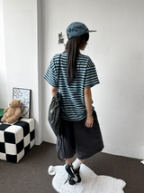 Iron High Quality Wide Basic Bermuda 4 Color