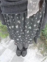 layer shirring skirt