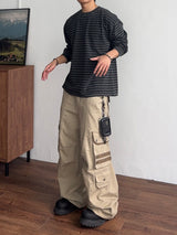 Track Utility Cargo Pants (3color) (No.999)