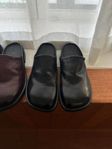 ASCLO Handmade Leather Deep Mules (2color)