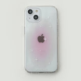 [Gel-hard] Twinkle blur Phone case (pink)
