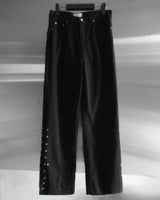 Mobel Snap Roll-up Cotton Pants
