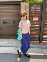 キャンディコットン クロップTシャツ