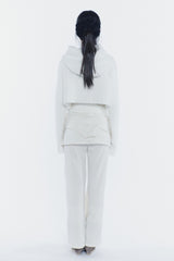 アンフーディーカーディガン ivory