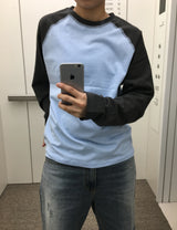 Raglan Contrast Long Sleeve T-Shirt (5 Colors)