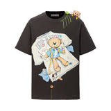 13DE MARZO テーラーベアプリンティングTシャツ