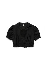 Mose punching blouse_black