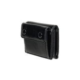 DOT Pocket 3-layer Half Wallet Coin Money Card Wallet black