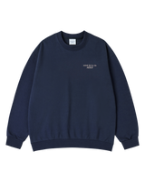 25FW ベーシックロゴナッピングスウェットシャツ ダークネイビー