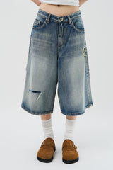 Metz Checked Half Denim (2color)