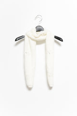 beads hairy muffler(2colors)