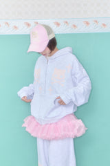 キリスカルパッチフーディ (LIGHT GREY)