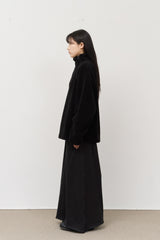 (W)ライトニングステッチロングスカート