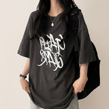 Gerty Vintage lettering boxy fit short-sleeved T-shirt