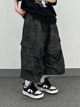 camo cargo cotton shorts