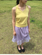 Hayes Bloom Frill Skirt (2color)