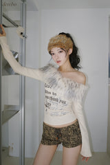 Leopard Strap Mini Short Pants