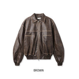 Roa Collar Leather Jacket