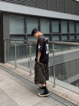 camo cargo cotton shorts