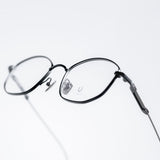 Knouun polygon titanium glasses CODE. 102. E Black N Gray
