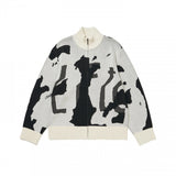 CAMOUFLAGE KNIT ZIP UP