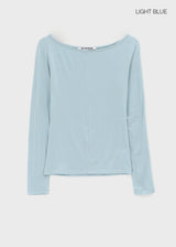 [MADE] Baemy Tencel Panel Long Sleeve Top