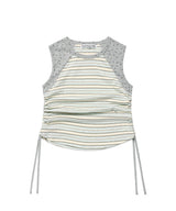 MULTI STRIPED SLEEVELESS BLUE(CV2GMFT581A)