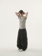 テリーラウンド半袖Tシャツ -3C